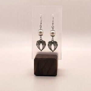 Classic Angel wing dangle earrings